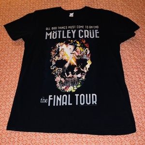 Motley Crue 2015 Final Tour Concert T-shirt XL